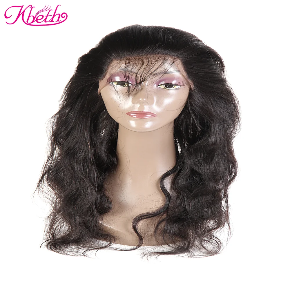 
Kbeth Human Hair Lace Front Wig 2021 Summer Natural Black 360 Lace Frontal Brazilian Virgin 100% Full Lace Wigs Wholesale 