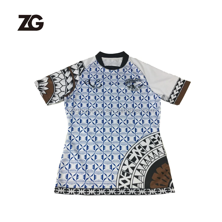 High Quality Imported Ink Machine Sublimation Printing Rugby Shirt Match Wear