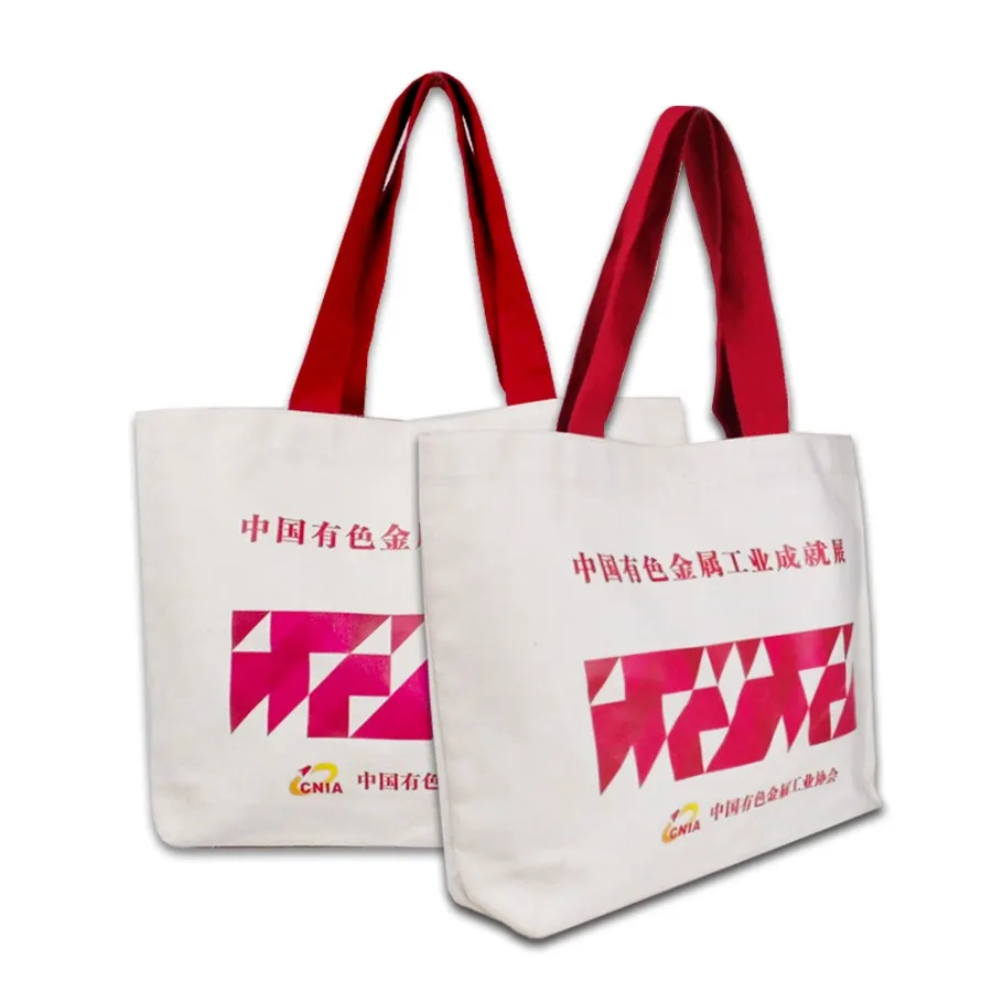 Custom Wholesale Reusable Cheap Cotton Fabric Shopping Bag Print Recycle Grocery Cotton Canvas Tote Bag