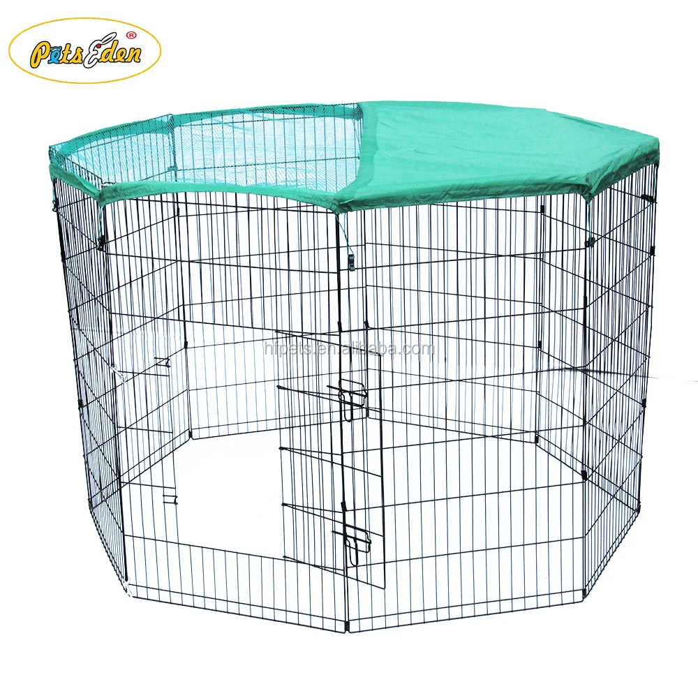 High Quality Rabbit Hutch Fence Pet Play Pen Exercise Cages 8 Panel Metal Dog Pet Playpen
