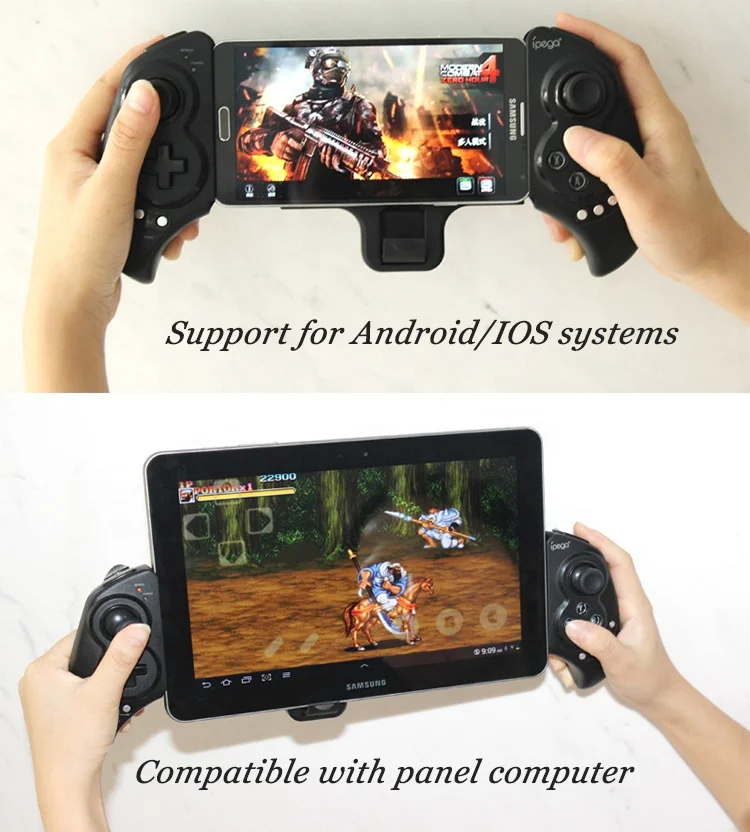 Retractable charging wireless wireless 3.0 Android / iOS tablet mobile gamepad