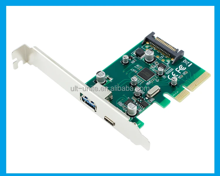 PCI-E 4X ДЛЯ USB3.1 Type-C/USB3.0 Тип-SATA Питания Карты