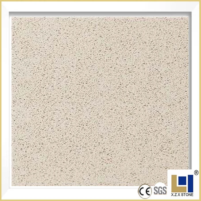 Artificial Stone Golden Lotus Quartz Polished Tile Big Slabs Price
