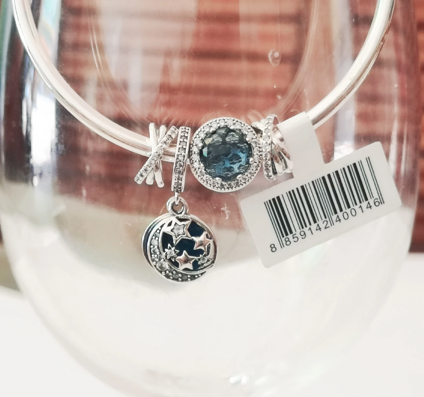 Factory Wholesale Silver Bracelet 925 Sterling Silver Vintage Galaxy 5dacelet Celet Containers Box CLASSIC Beaded Bracelets