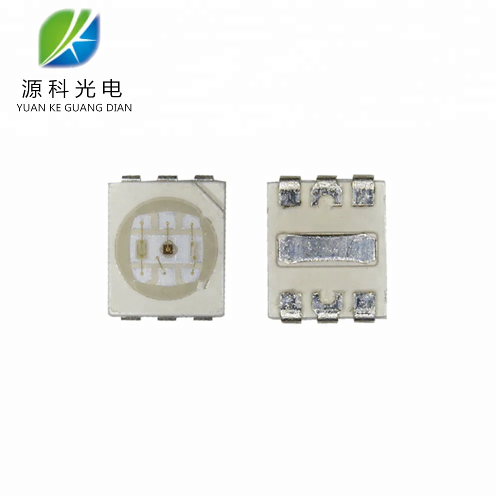 New products 2835 SMD LED RGB 0.6w 6-pin 0.2W rgb 5050 led chip
