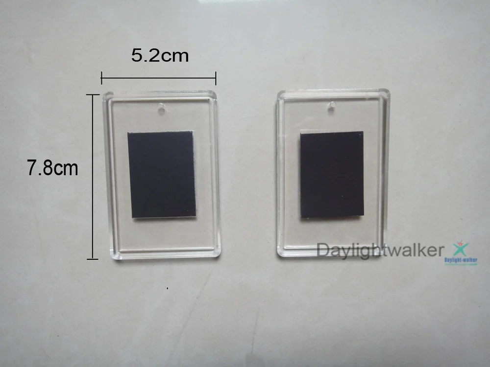 Популярные прямоугольные пластиковые стикеры вставки фото акриловый магнит на холодильник (DW-1168)