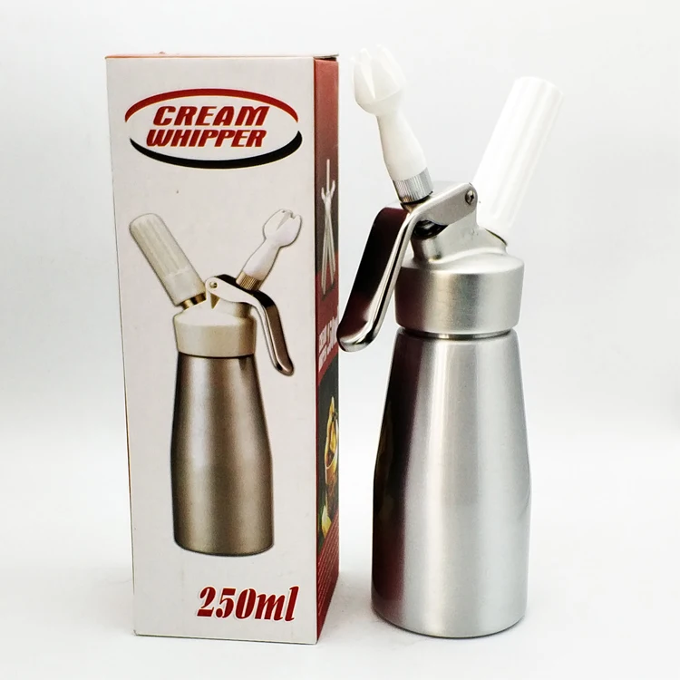 Best selling whipped cream dispenser 500ml with 3 nozzles