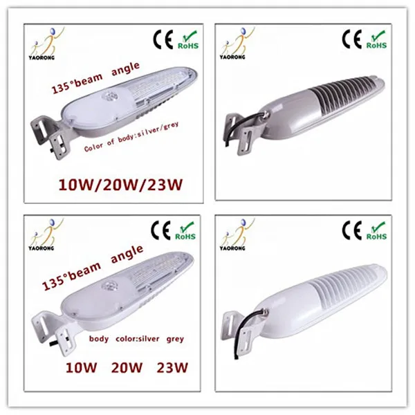 IP68 водонепроницаемый наружный светодиодный уличный фонарь 10w/20w/23w опционально