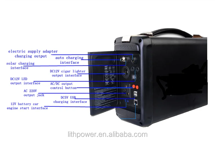 solar charging 12v 50ah portable solar generator 600wh power bank for outdoor camping