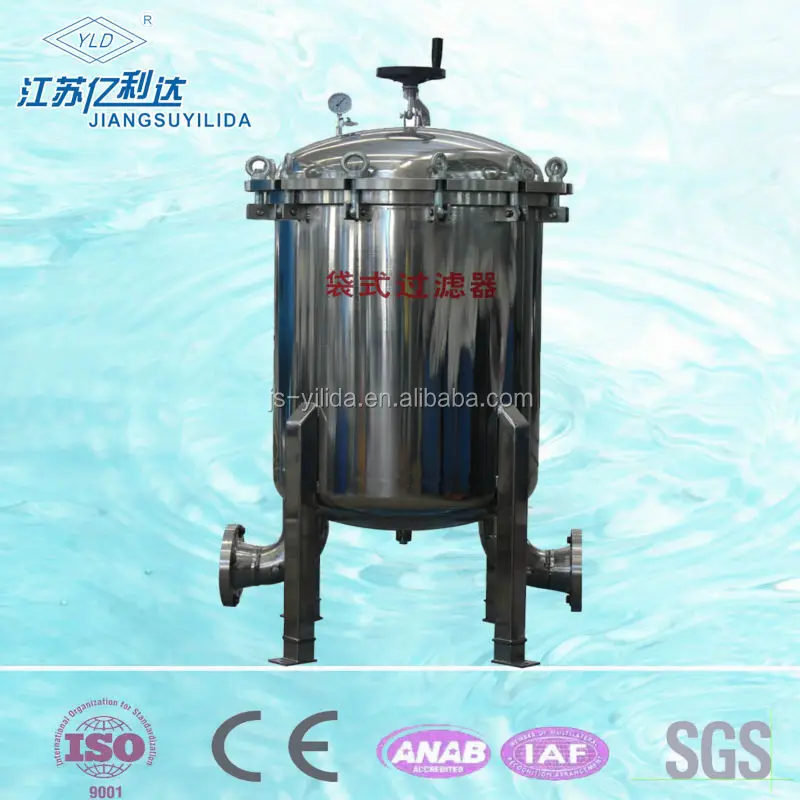 Фильтр для воды с картриджем для нескольких корзин, система фильтрации для сумки с корпусом из нержавеющей стали,