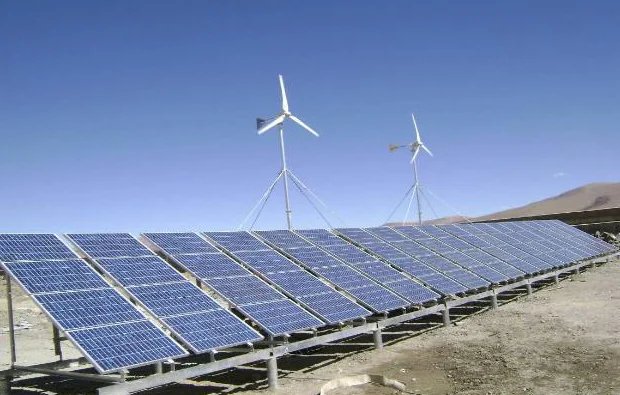 China cost price 5kw home solar wind turbine complete system, 2021 new type wind turbine , Off-grid vertical axis wind turbine