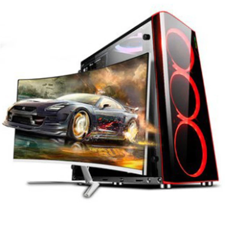  Семейный игровой мини-компьютер с ЖК-экраном core i3 i5 i7 8 Гб ram 23 компьютерная рабочая
