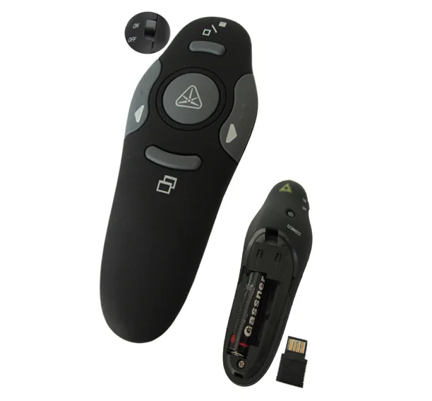 
2019 Wholesale High quality of 2.4GHz PPT Presentation Presenter with wireless mini USB click for adults for speeching 