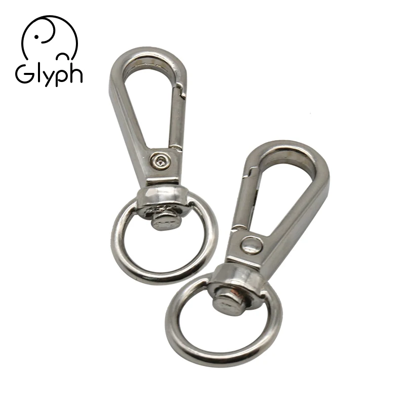 High quality mini swivel eye bolt snap hook  big steel spring snap hook for handbag