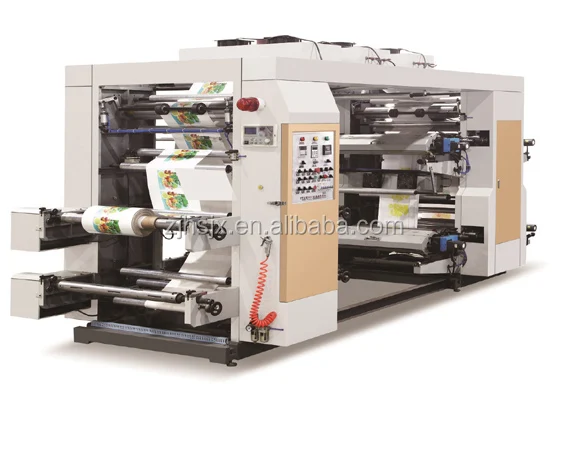 YT-4600 4 color flexo printing machine for plastic bag non woven fabric bag nylon bag printer