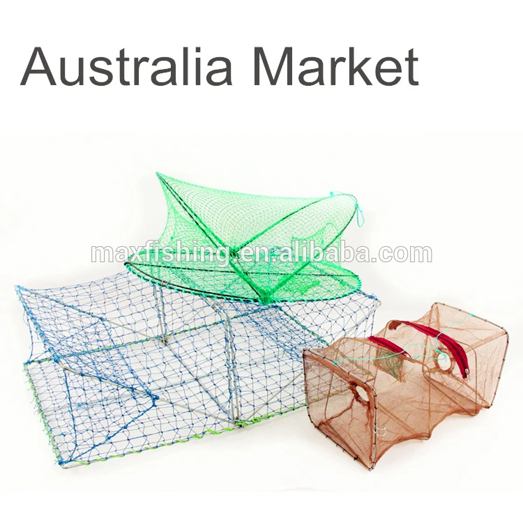 mesh size rectangular folding crab traps
