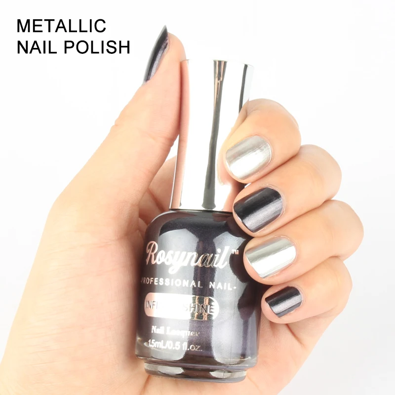 Зеркальный лак для ногтей