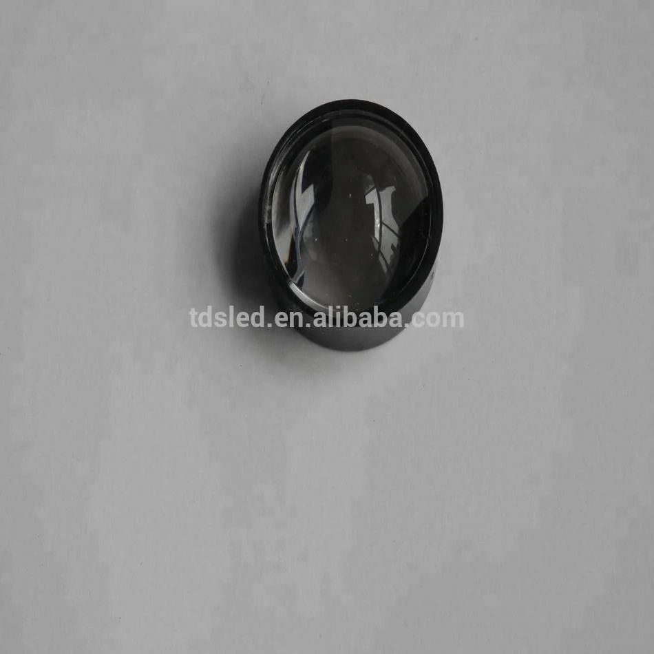 23mm convex lens installed with white / black holder 60 degree beam angle