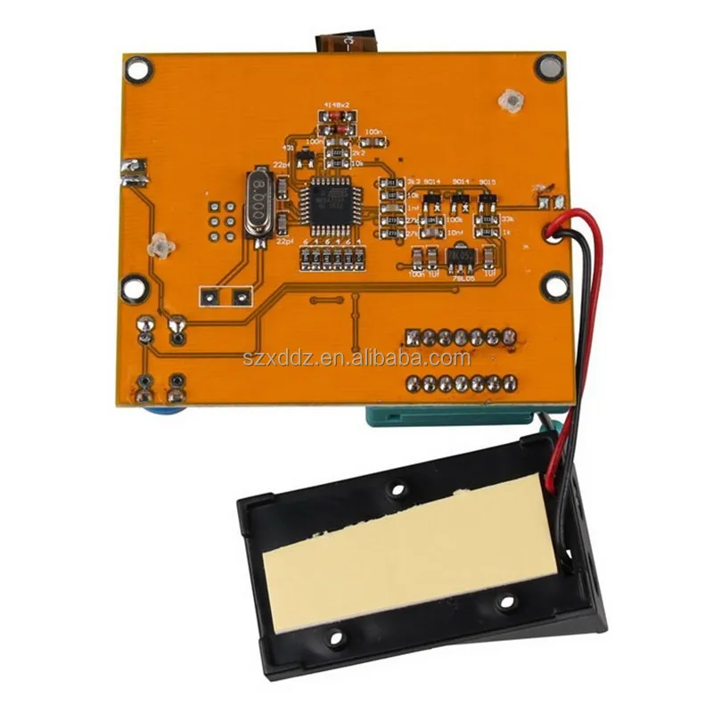 
XDDZ ESR-T4 Mega328 Digital Transistor Tester Diode Triode Capacitance ESR Meter MOS/PNP/NPN LCR TESTER METER 12864 LCD screen 