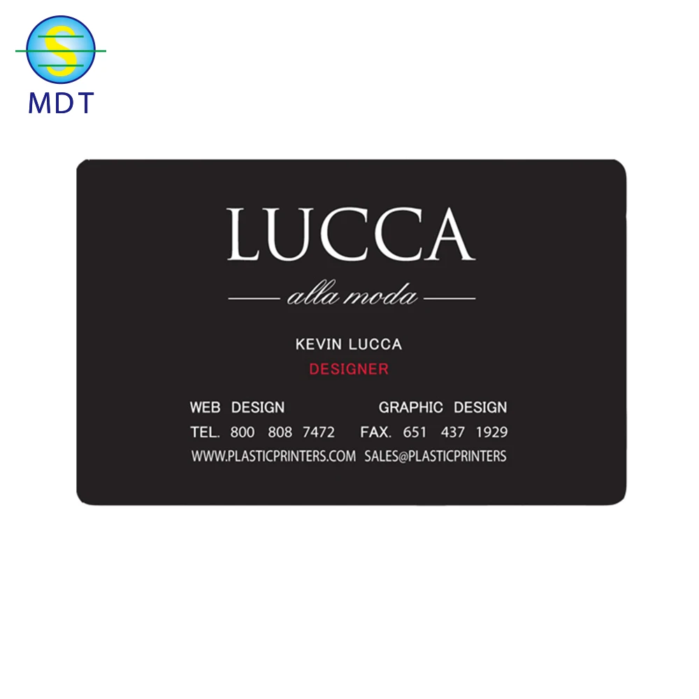 DU High Quality Business iso 7810 Best Bulk Order Price PVC Visa Card