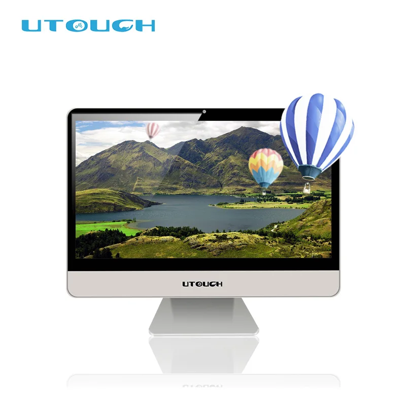 21.5 inch latest cheap manufacture capacitive screen desktop gaming computer all in one PC