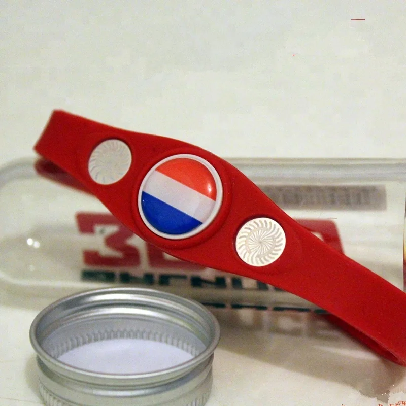 Custom Balance 3000 holograms negative ions silicone Power energy bracelet balance bands