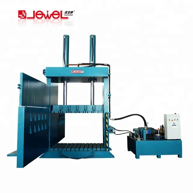 Vertical hydraulic tyre baling press machine waste tire baler machine tire bale machine