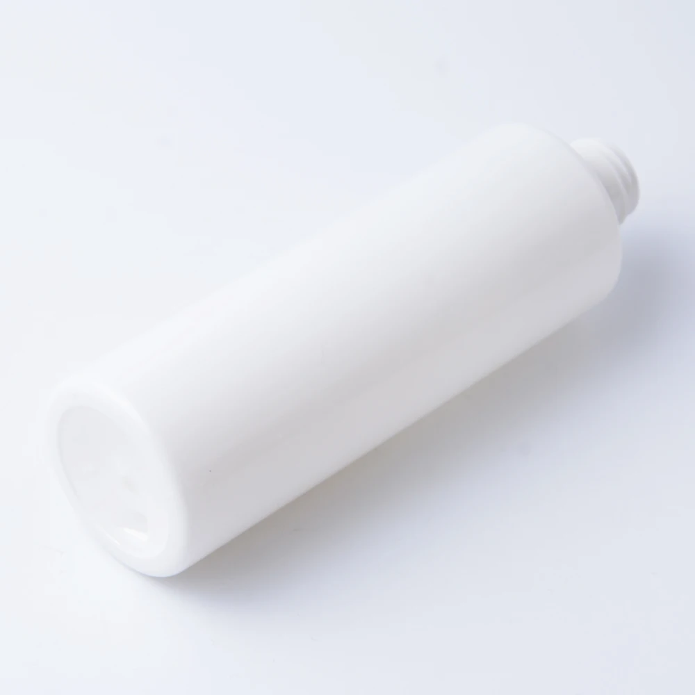 
200ml white plastic pet lotion shampoo pump bottle 