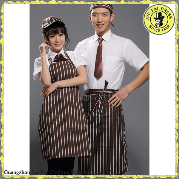 Wholesale Pattern Waist Aprons/Demin Barista Apron/Baker Apron