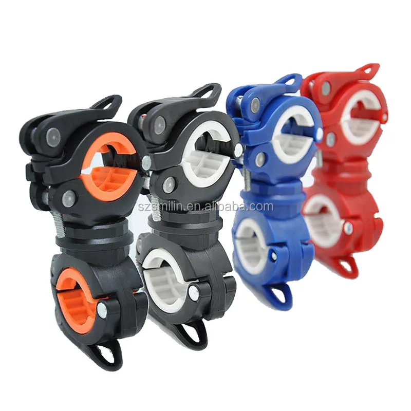Double Sided Bicycle Flashlight Mounting Bracket Speaker Clamp Holder for Bike Bike Handlebar Nuts Adjustable 1.8cm-3.8cm CN;GUA