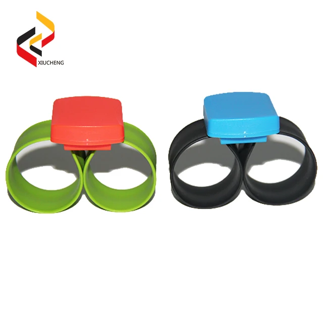 HF+UHF Dual frequency Passive 1-6m RFID wristband for marathon swimming triathlon chip timing system