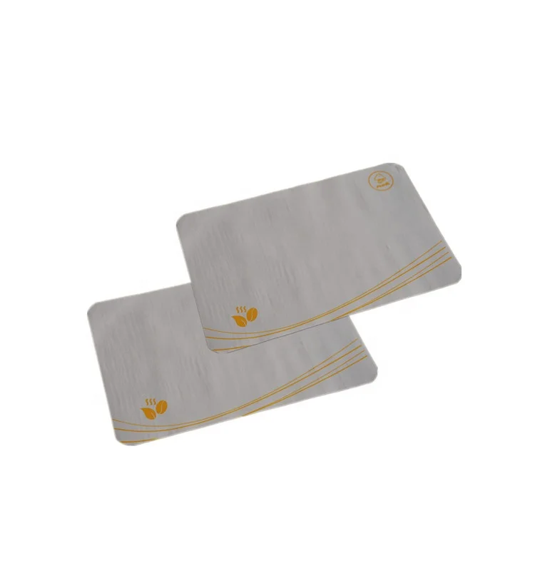 
Airline use anti slip paper tray mat with anti skid coated 