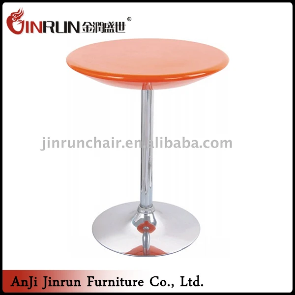 ABS party cocktail tables height fixed mini pub bar table