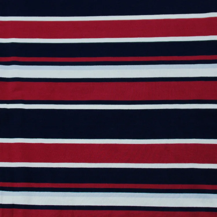 Wholesale Stock Lot Custom 1*1 Spandex Yarn Dyed Cotton Stripe Fabric