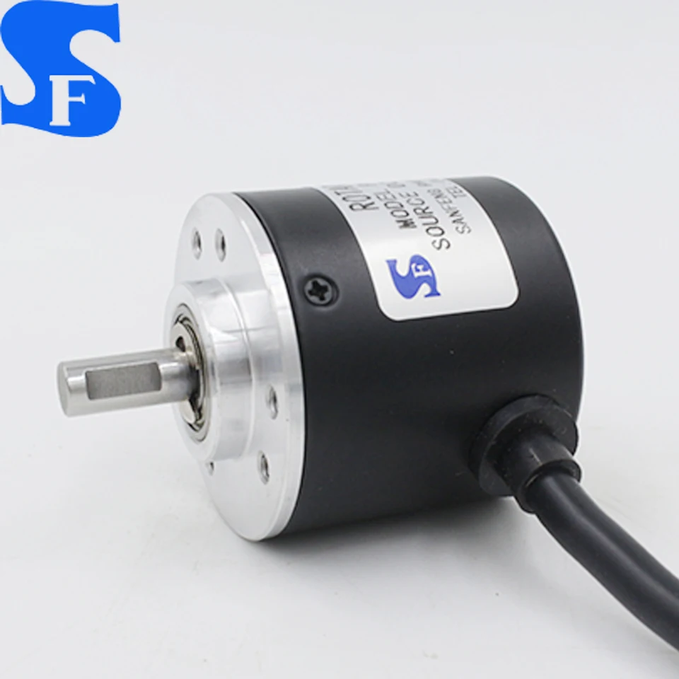 HIGH QUALITY 6MM SHAFT optical incremental encoder with solid shaft