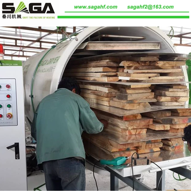 Log Sawmill High Frequency Vacuum Dryer For Wood HFVD100-SA