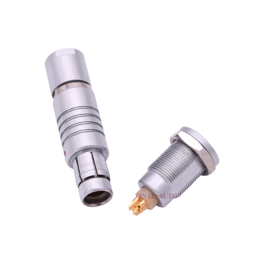4 pin fixed receptacle connector straight plug S103 1F half shell key connectors S103A053 D103A053 M12 circular connector