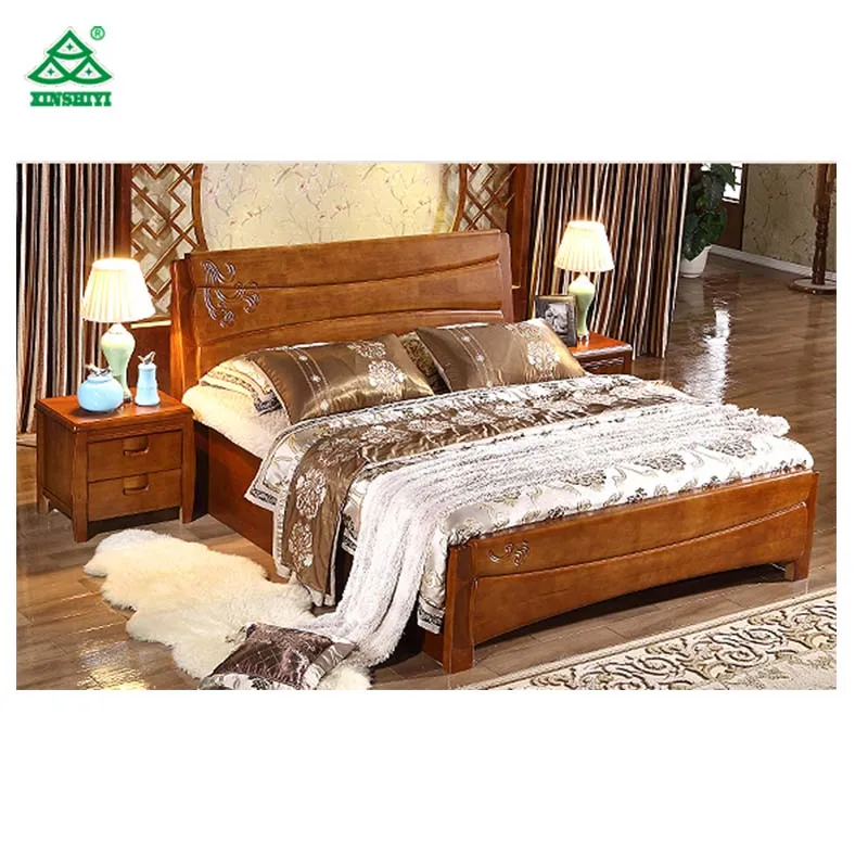 High quality Turkish Modern Solid Wood Bedroom Furniture Set