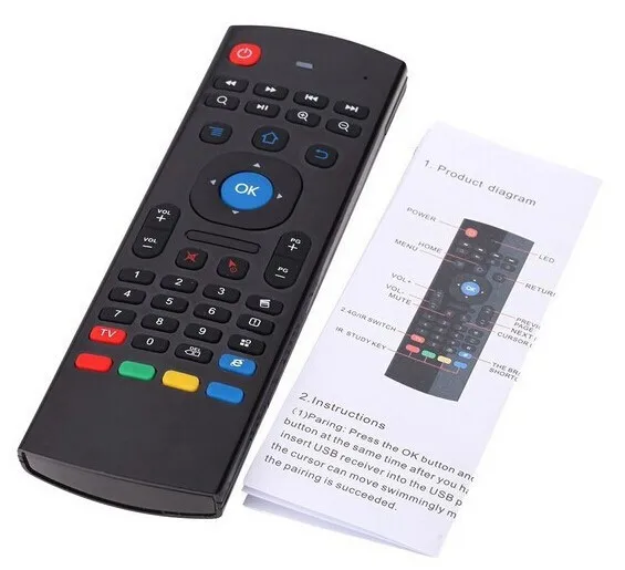 
Factory of Backlit MX3 mini keyboard 2.4G with voice control wireless keyboard MX3 for tv box 