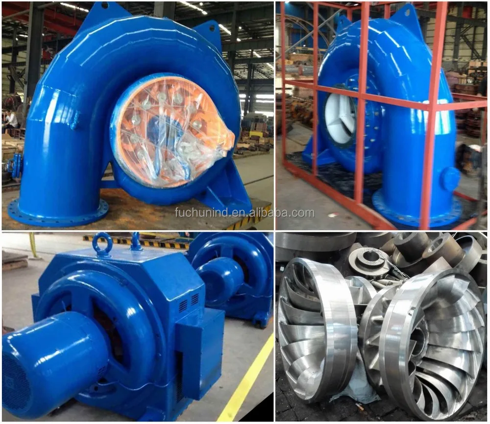 2x350kW Small Water Turbine Electric Generator/ Micro Hydro Turbine Generator