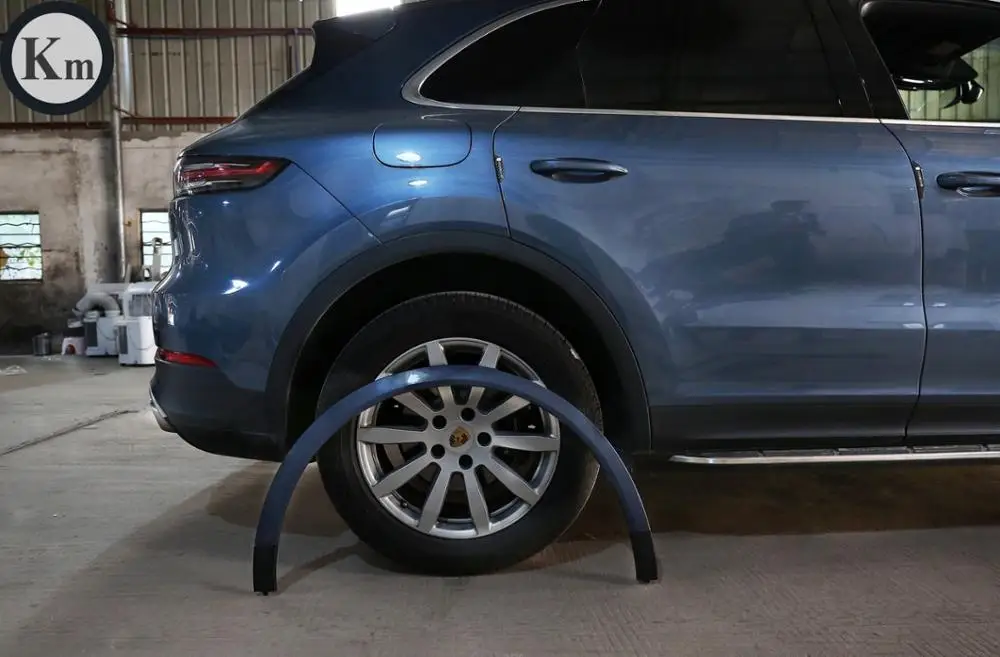KM  wheel eyebrow for 2018-up years Cayenne 9Y0 pp material Car accessories wheel arch Fender flare