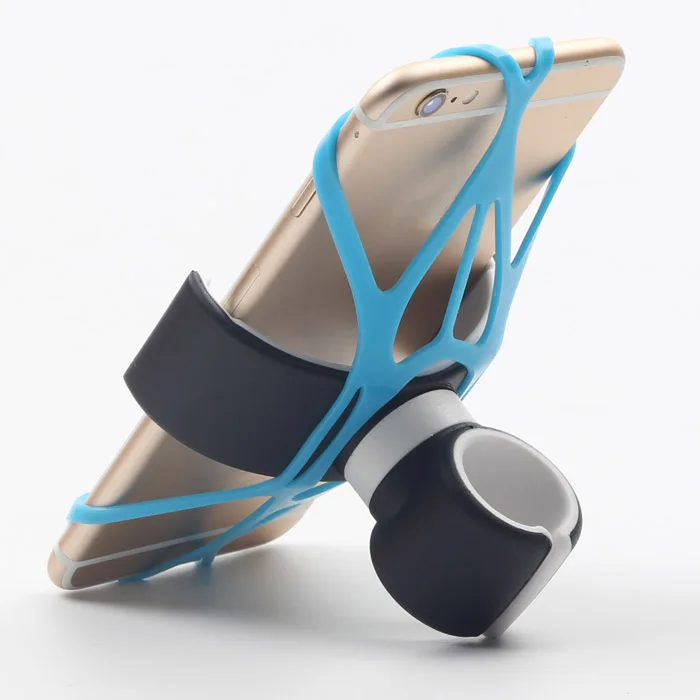 Mobiles Accessories Smartphone Holder Double Clip Car Mobile Phone Holder Mount For Bike Handlebar Bicycle