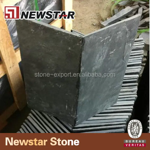 Черное сланцевое черепица конька cap