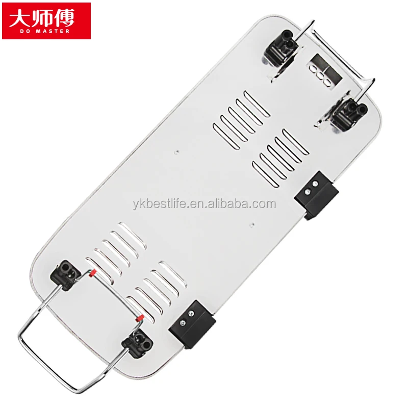 
electric rectangular griddle with hot pot 