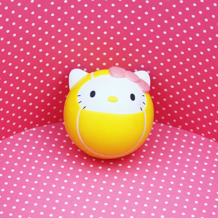 
Custom PU foam squeeze slow rising soft anti stress relievers smiley toys ball for promotional . 