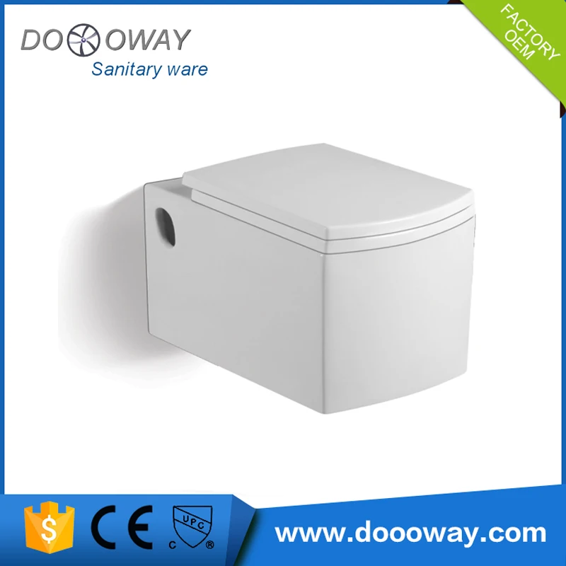 Modern rimless sanitary ware rimless wall hung female urinal toilet