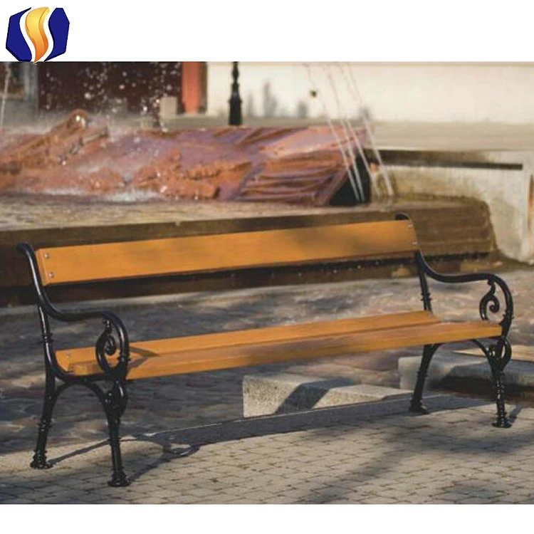 Уличная городская мебель, металлический железный садовый стул, скамейка