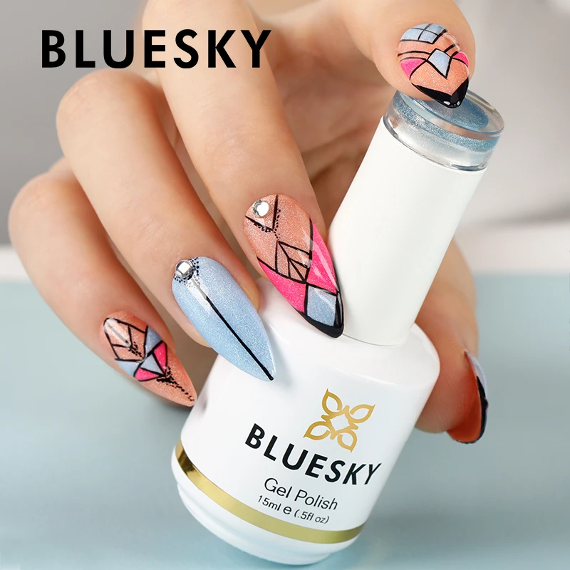 BLUESKY 2023 Latest Winter & spring kit gel polish full color uv gel nail  polish