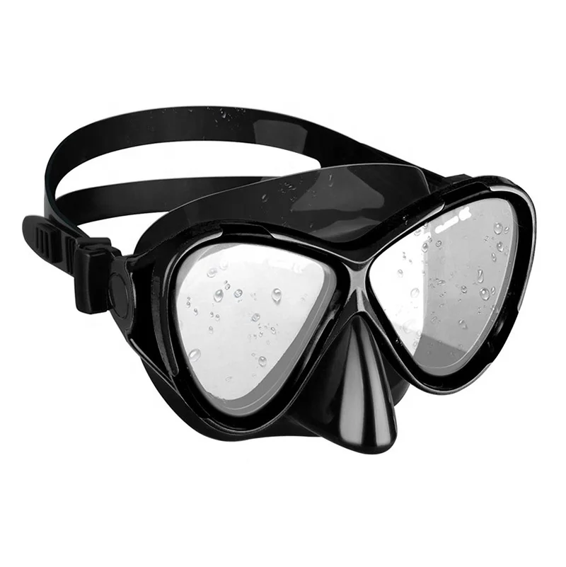 Силиконовая маска для дайвинга для взрослых, закаленное стекло, очки для подводной охоты и подводного плавания