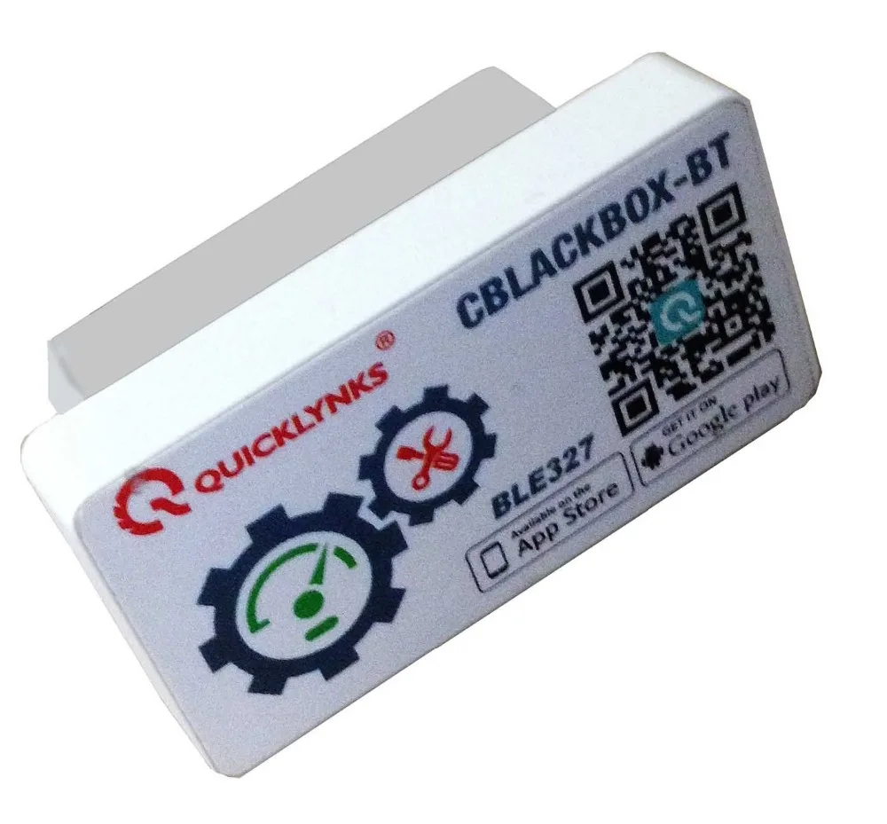 Factory price ! Wireless car diagnostic fault code reader OBD2 bluetooth adapter in white color